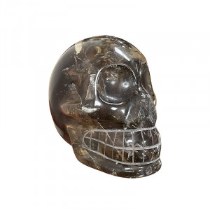 Crâne Quartz fumé - Pièce unique - 202101_70