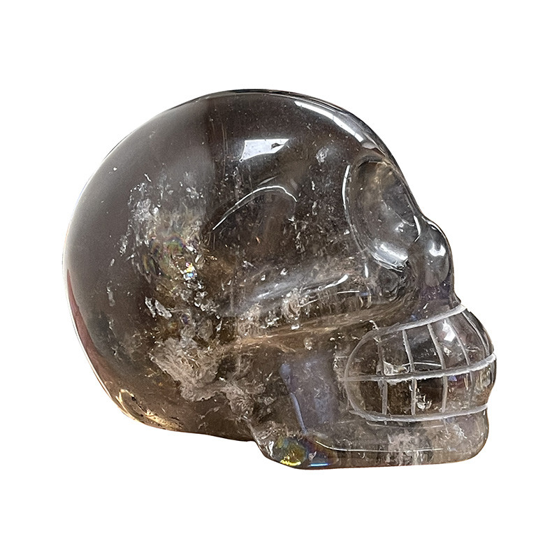 Crâne Quartz fumé - Pièce unique - 202101_71