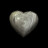 Cœur en Obsidienne argentée - Pièce unique - 202111_21