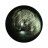 Sphère Obsidienne dorée – Pièce unique - 202111_48