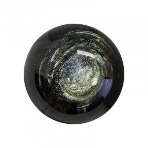 Sphère Obsidienne dorée – Pièce unique - 202111_50