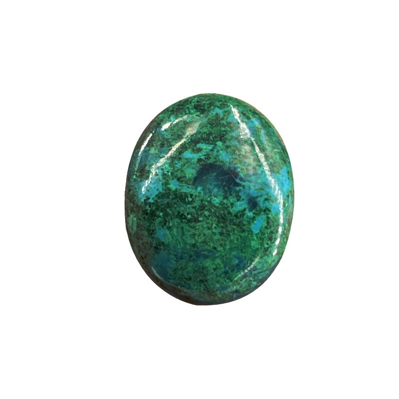 Cabochon Chrysocolle ovale - Pièce unique - 202202_19