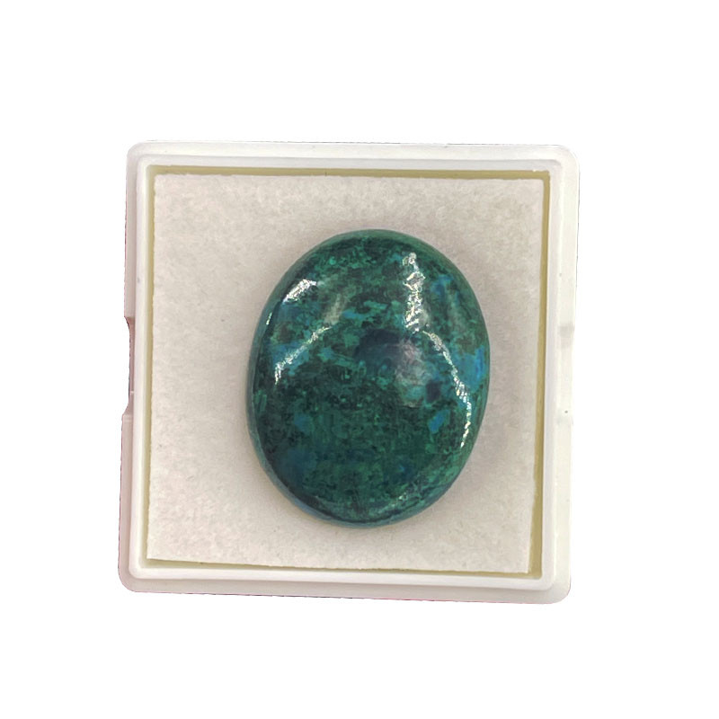 Cabochon Chrysocolle ovale - Pièce unique - 202202_19