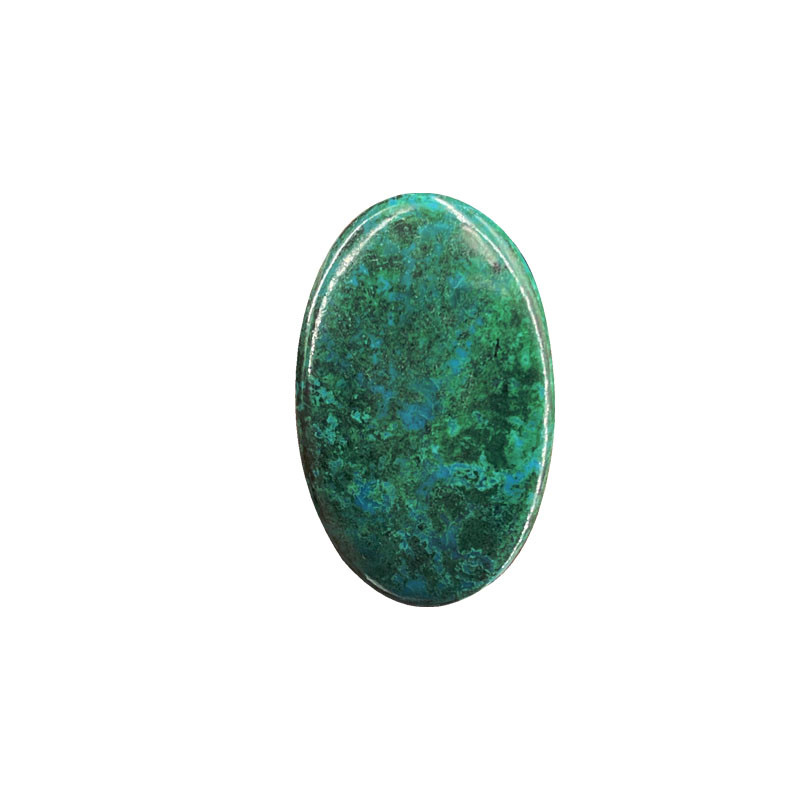 Cabochon Chrysocolle ovale - Pièce unique - 202202_21