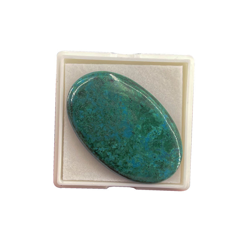 Cabochon Chrysocolle ovale - Pièce unique - 202202_21