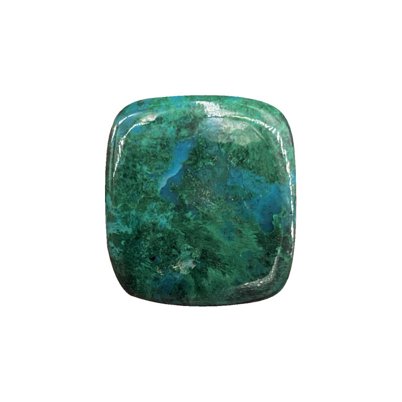 Cabochon Chrysocolle rectangle - Pièce unique - 202202_23