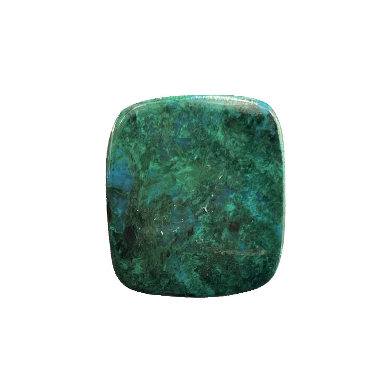 Cabochon Chrysocolle rectangle - Pièce unique - 202202_23