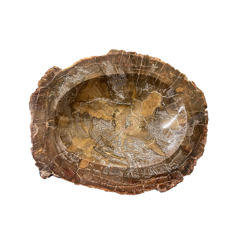 Vasque bois fossile - Madagascar - la pièce