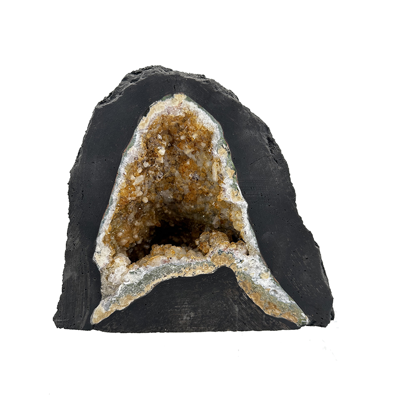 Géode d' Améthyste chauffée (citrine) - Brésil - Pièce unique - 202212_26