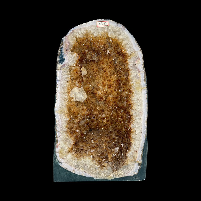 Géode d'Améthyste chauffée (citrine) - Brésil - Pièce unique - 202212_38