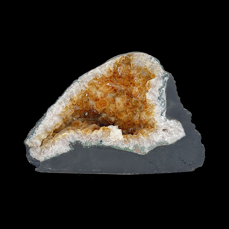 Géode d'Améthyste chauffée (citrine) - Brésil - Pièce unique - 202212_39