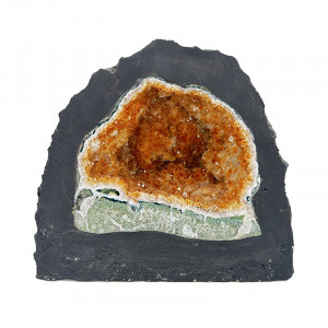 Géode d'Améthyste chauffée (citrine) - Brésil - Pièce unique - 202212_40