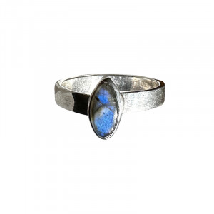 Bague Labradorite - Argent 0.925 - Taille 54 - Pièce unique - 202301_95