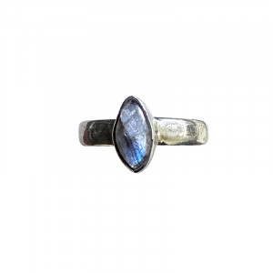 Bague Labradorite - Argent 0.925 - Taille 54 - Pièce unique - 202301_96