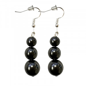 Boucles d'oreilles en Shungite - Pièce unique - 202302_171