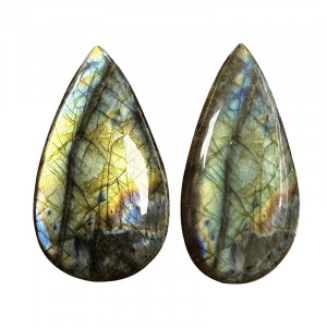 Cabochon goutte - Labradorite - Pièce unique - 202302_25