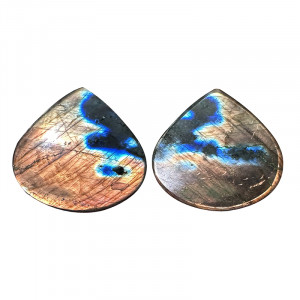 Cabochon goutte - Labradorite - Pièce unique - 202302_48