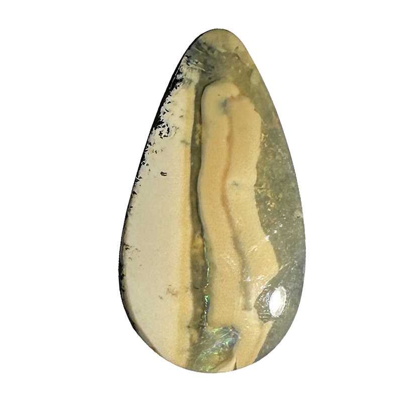 Cabochon goutte - Opale boulder - Pièce unique - 202302_50