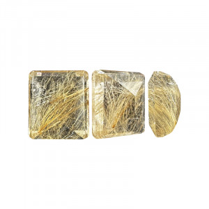 Pierre taillée rectangle - Quartz rutile - Pièce unique - 202302_71