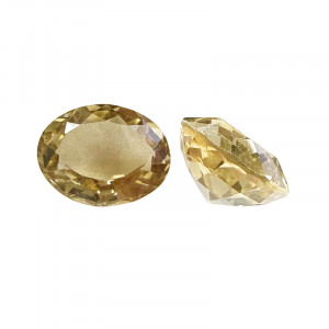 Pierre taillée en Améthyste chauffée (citrine) - Pièce unique - 202303_119