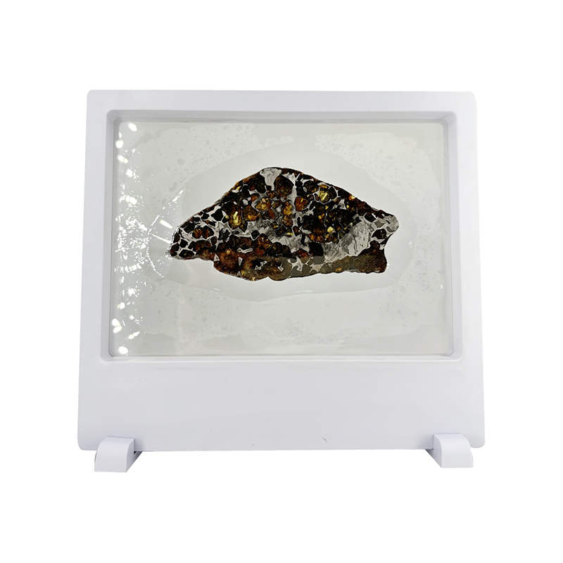 Plaque en météorite Pallasite - Pièce unique - 202305_20