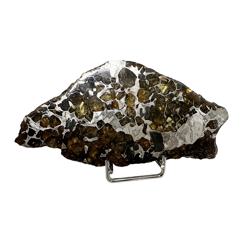 Plaque en météorite Pallasite - Pièce unique - 202305_20