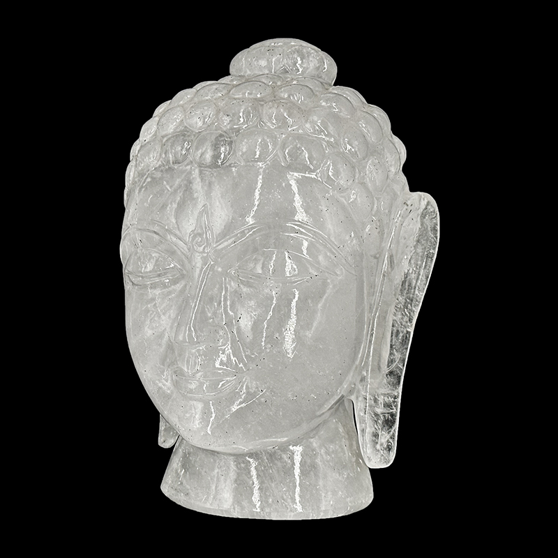 Bouddha en Cristal de roche - Pièce unique - 202306_76