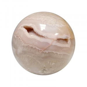 Sphère en Agate fleur - Pièce unique - 202307_59