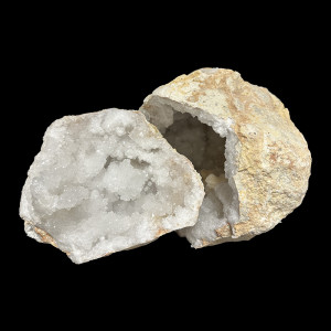 Paire de Géode de Quartz - Pièce unique - 202308_18