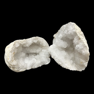 Paire de Géode de Quartz - Pièce unique - 202308_19