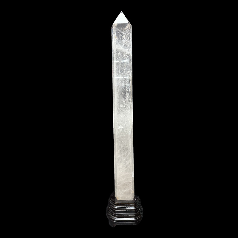 Pointe de Cristal de roche GM - Pièce unique - 202308_30