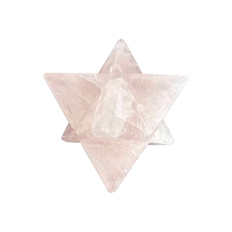 Mercaba en Quartz rose - Pièce unique - 202309_26