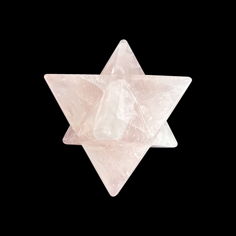 Mercaba en Quartz rose - Pièce unique - 202309_26