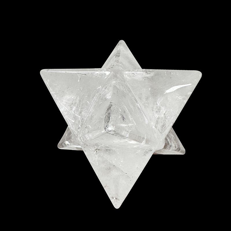 Mercaba en Cristal de roche - Pièce unique - 202309_50
