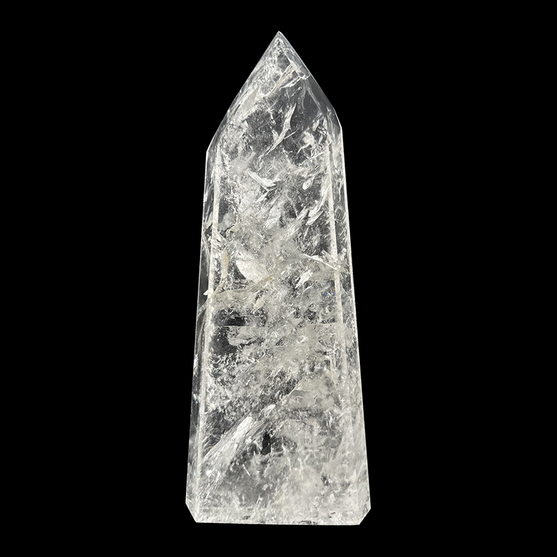 Pointe de Cristal de roche repolie - Pièce unique - 202309_56