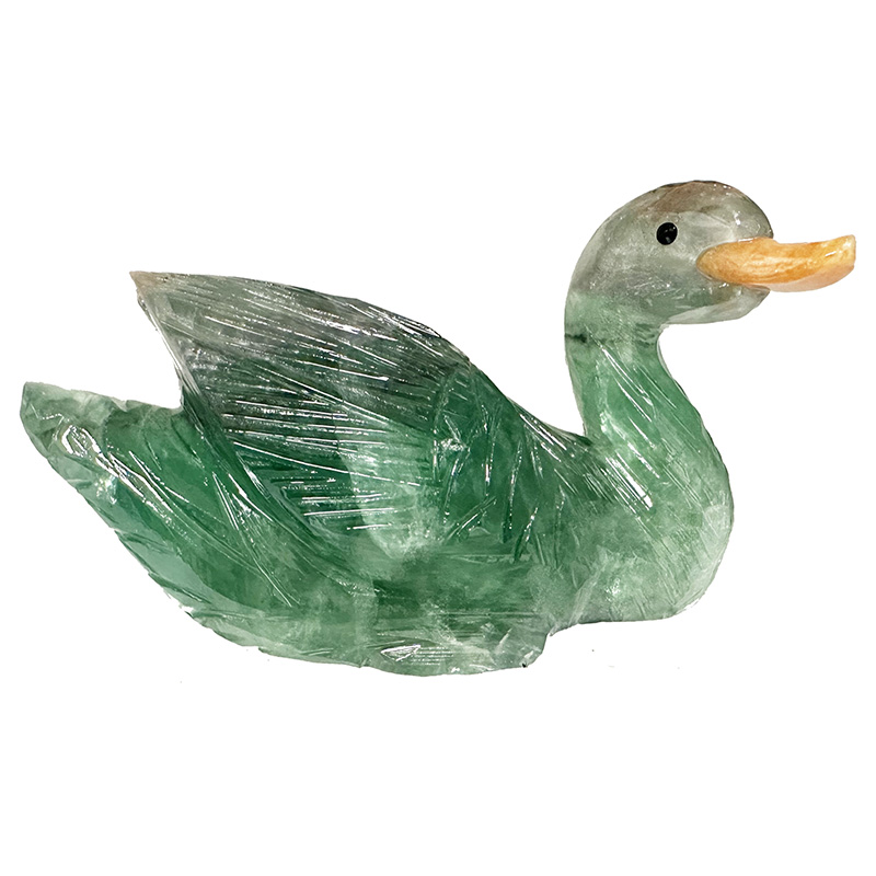 Canard en Fluorite - Pièce unique - 202405_03