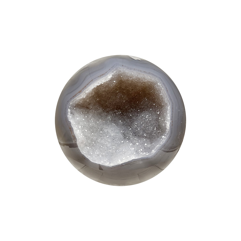 Sphère Agate cristallisée - Pièce unique - 202502_257