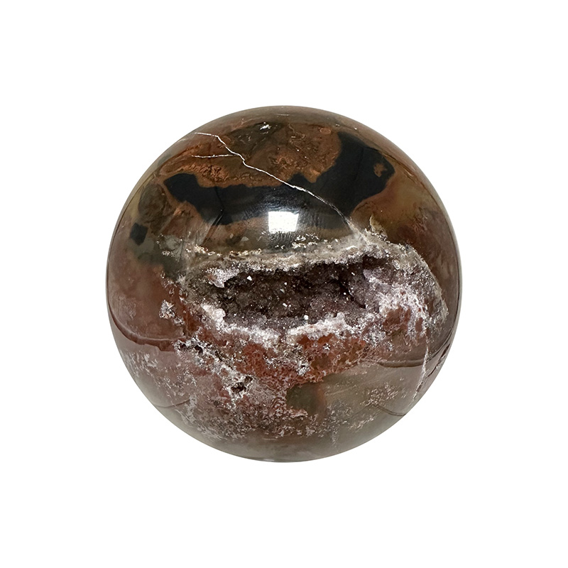 Sphère Jaspe bleu cristallisé - Pièce unique - 202502_263