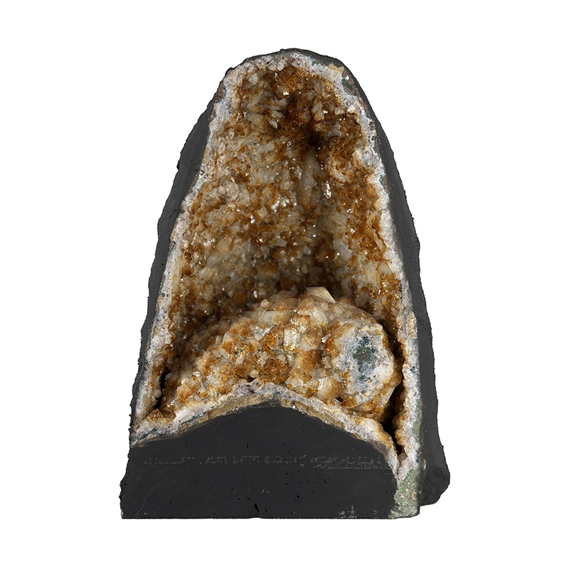 Géode d'Améthyste chauffée (citrine) - Brésil - Pièce unique - 202503_85