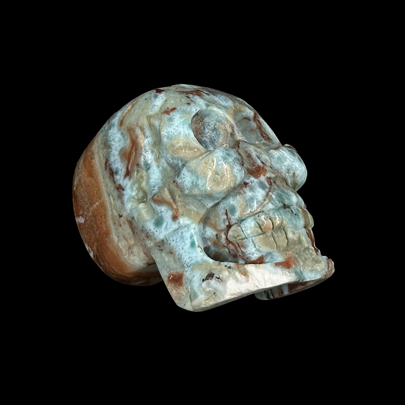 Crâne Larimar - Pièce unique - 202510_130