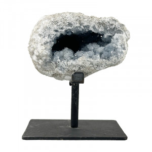 Celestite sur socle métal - Pièce unique - 202511_159