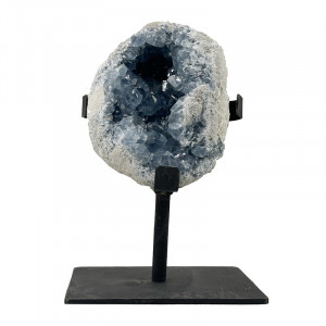 Celestite sur socle métal - Pièce unique - 202511_160