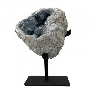 Celestite sur socle métal - Pièce unique - 202511_163