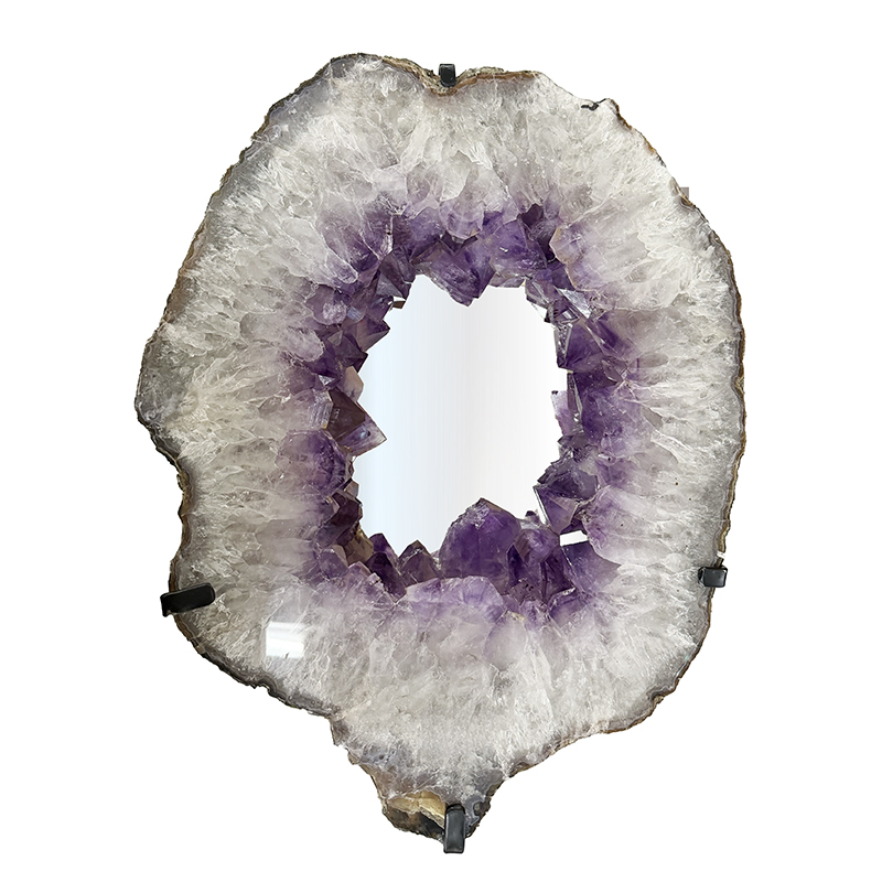 Miroir en Améthyste - Pièce unique - 202601_01