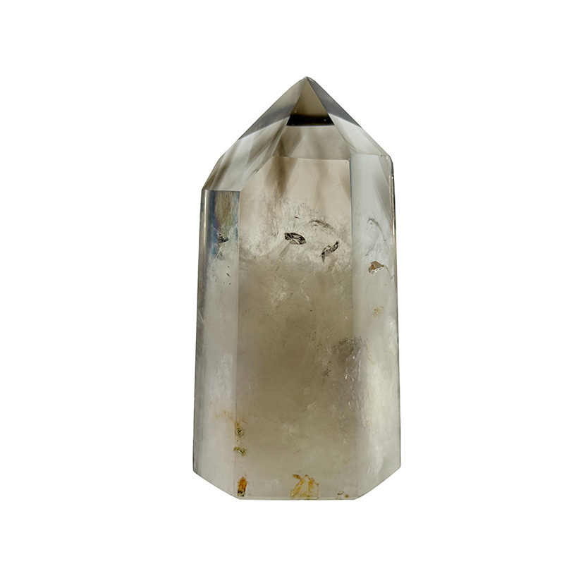 Pointe Quartz fumé extra repolie - Pièce unique - 202602_35