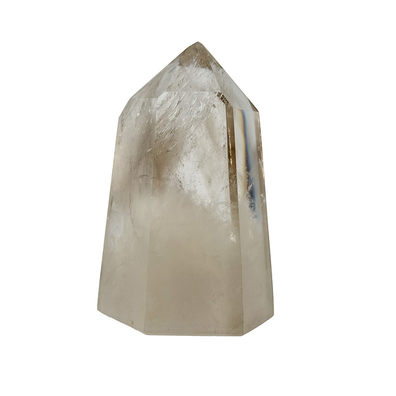 Pointe Quartz fumé extra repolie - Pièce unique - 202602_41