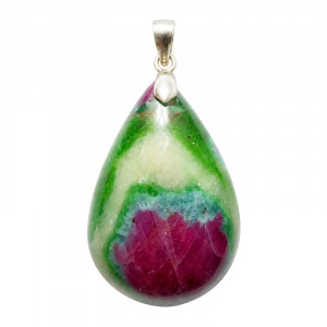Pendentif Rubis Fuschite - Pièce unique - 202607_50