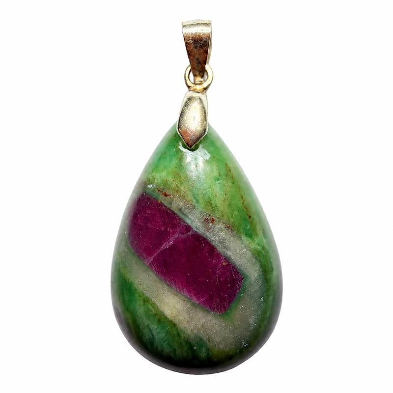 Pendentif Rubis Fuschite - Pièce unique - 202607_56