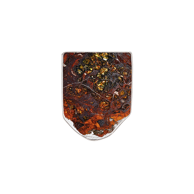 Météorite Pallasite Plaque - Pièce unique - 202608_153