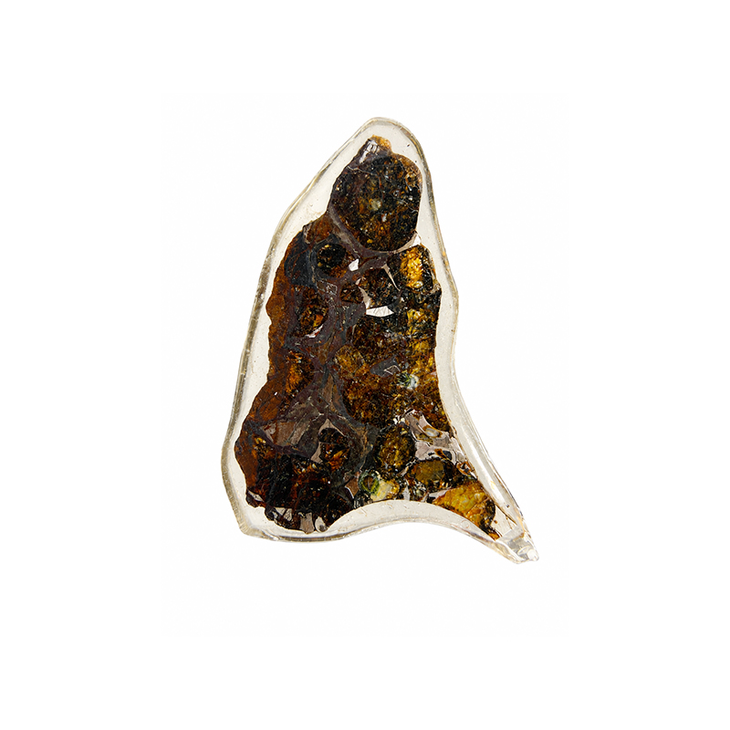 Météorite Pallasite Plaque - Pièce unique - 202608_160